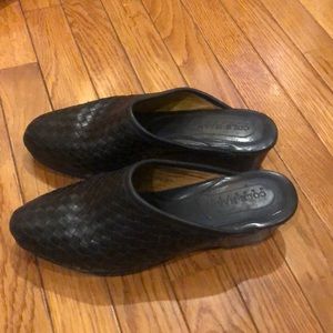 Cole Haag black mules